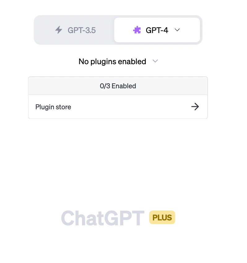 chatgpt gpt4 plugin store