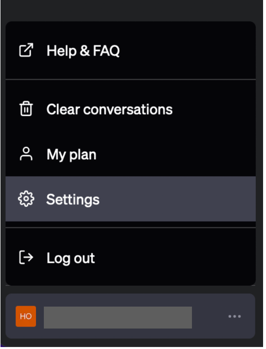 chatgpt plus settings