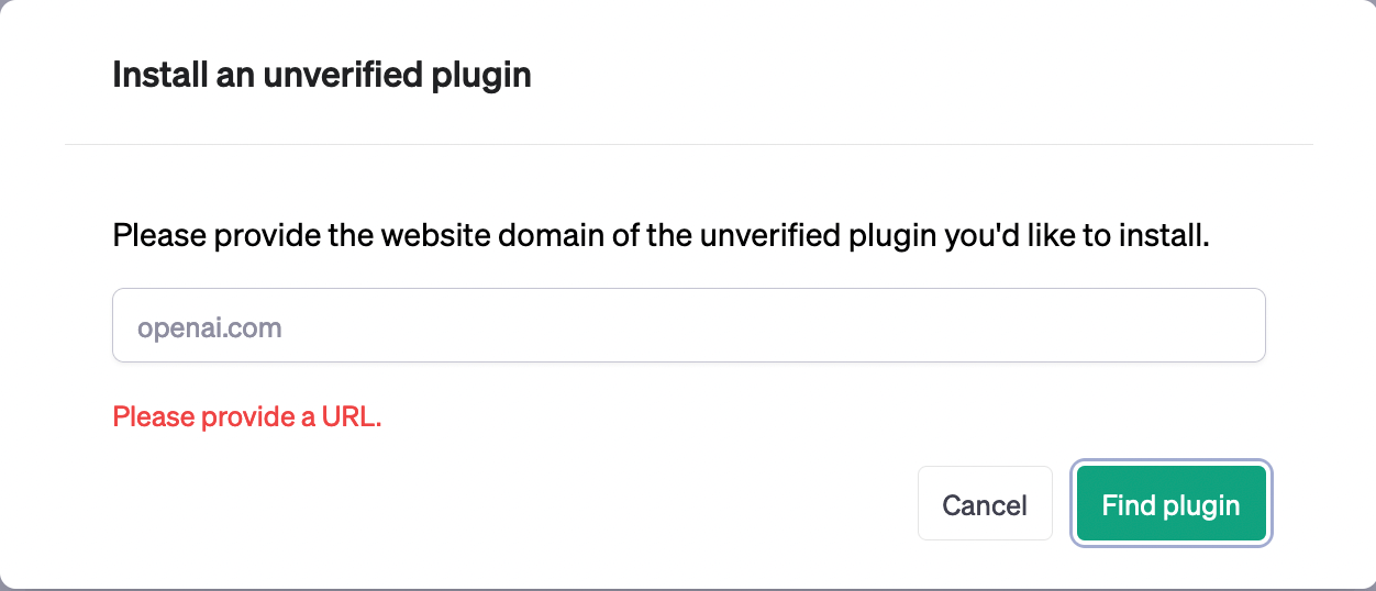 unverified plugin install